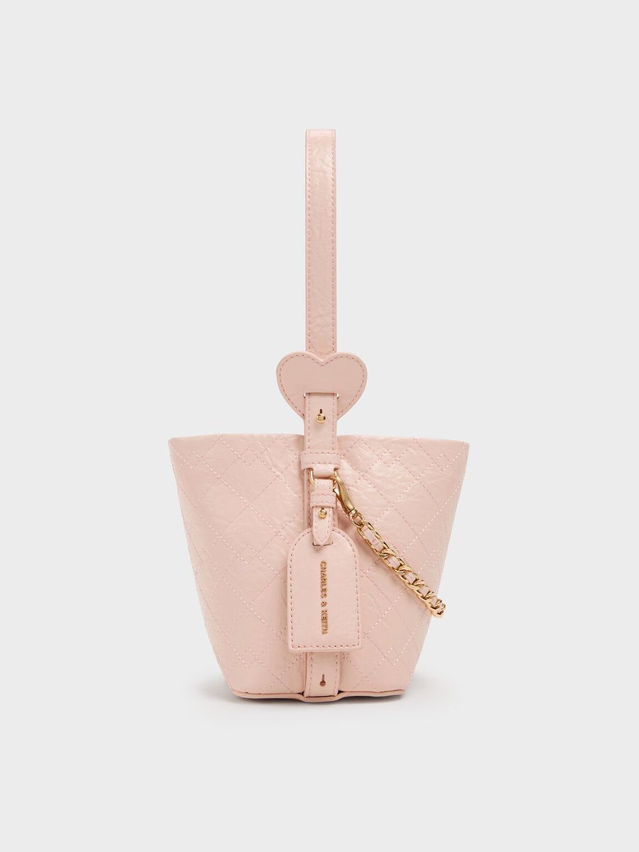 美品●CHARLES&amp;KEITH キルティング チェーンショルダーバッグ Y2K CHARLES ＆ KEITH（チャールズ&キース） ショルダーバッグ バッグ Duo