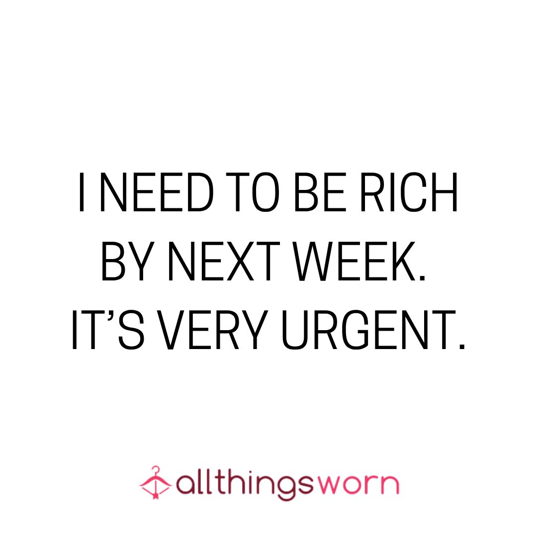 allthingsworn's tweet image. Next week? Let’s aim for today 💖 You could be cashing in on everything from socks and gym clothes to dirty slippers and annonymous pics 💸

#AllThingsWorn #WornGoods #SideHustle #MoneyHacks