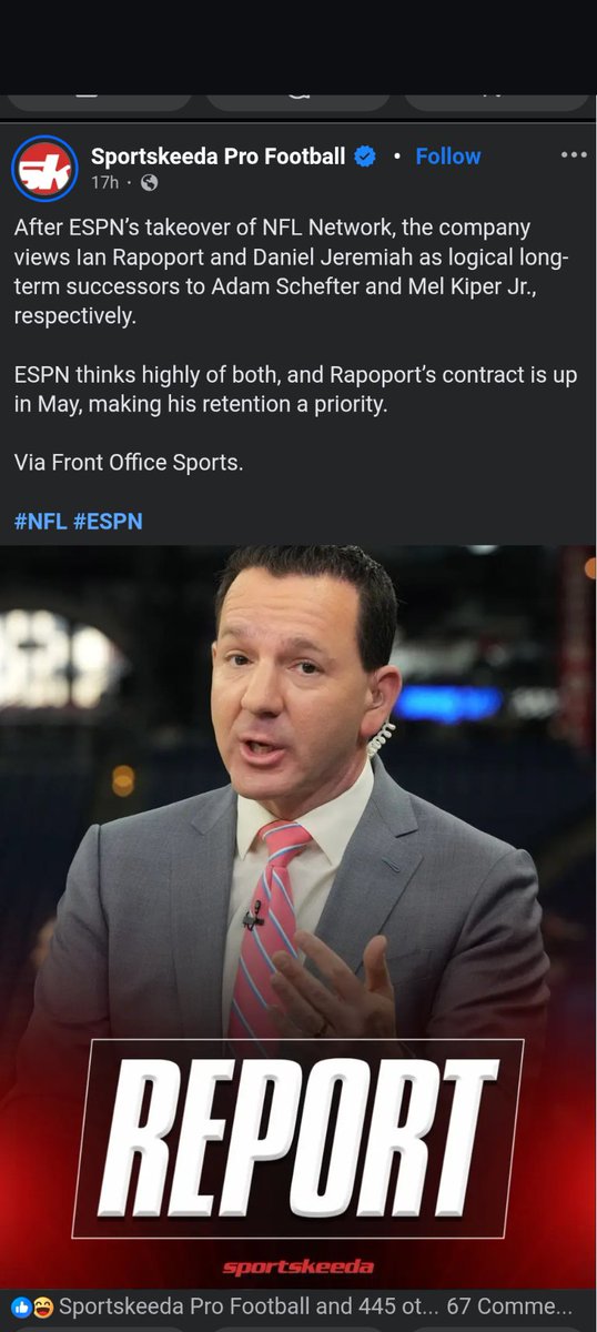 TheDakAttack49's tweet photo. @espn thinks @RapSheet is the "successor" to @AdamSchefter? I'm sorry, but Schefty can't even hold Rap Sheet's jock! https://t.co/B8VObAwOnf