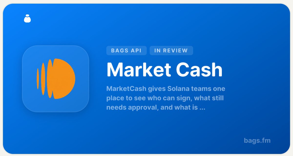 Market Cash tweet media
