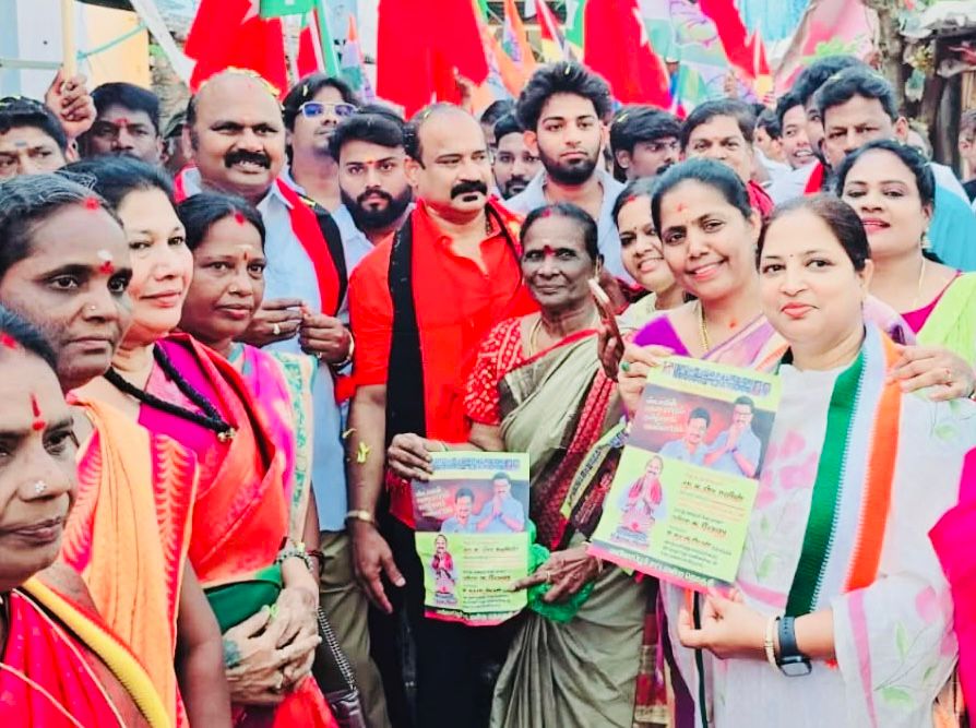 AmirdaVarshini1's tweet photo. Yesterday 03.04.2026, I was proud to join our I.N.D.I.A. Alliance candidate, Annan Thiru. @mylaivelu71 , as he launched his election campaign. We traversed streets of Mylapore, meeting residents &amp; seeking their continued trust.

@RahulGandhi @mkstalin @girishgoaINC @nivedithalva https://t.co/U0Ra7IczhA