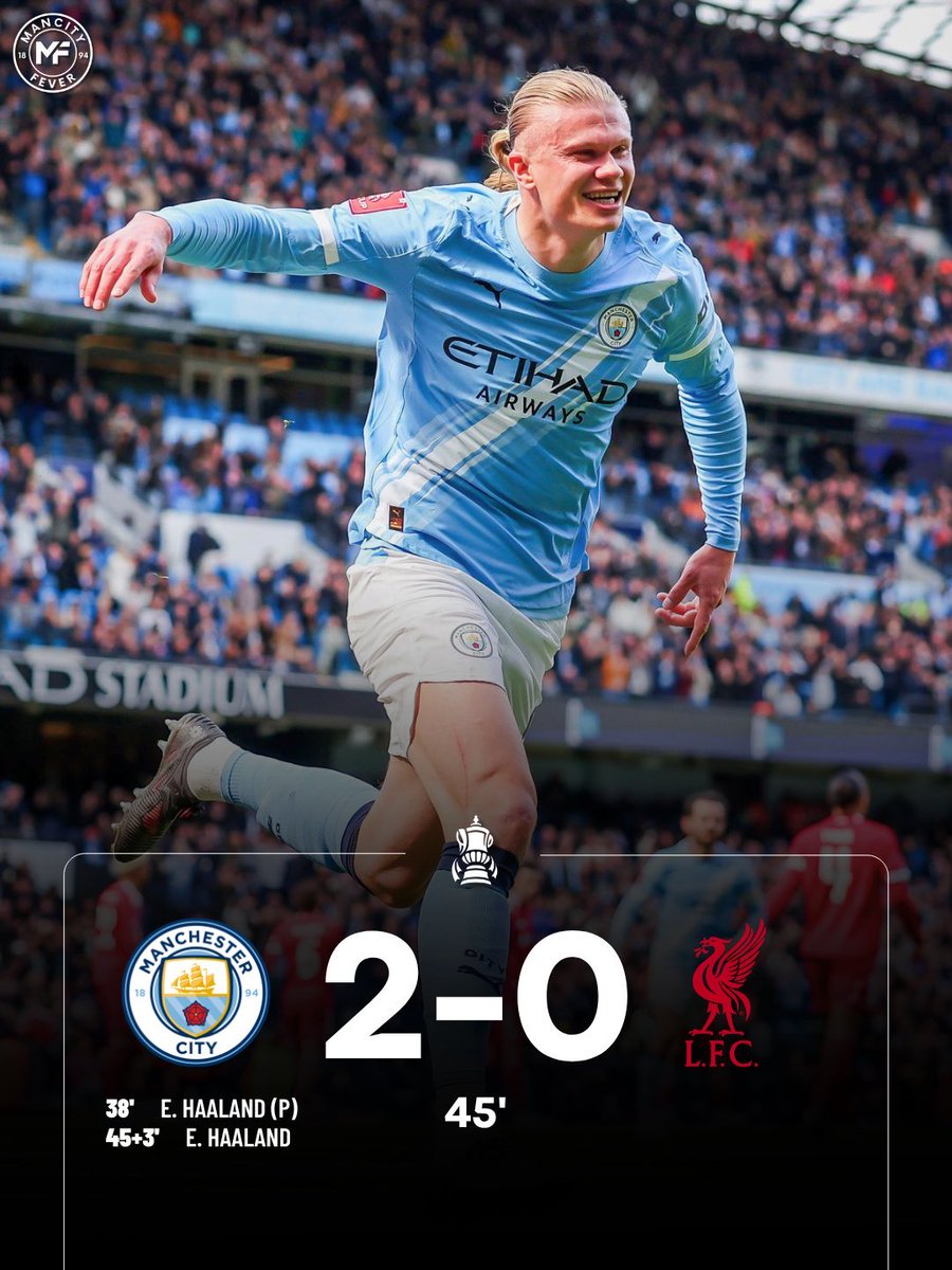 simple_citeh's tweet photo. 🚨Haaland double up at Halftime.
Welcome Big Boss💪
#Mancity https://t.co/xZOUqeM89U