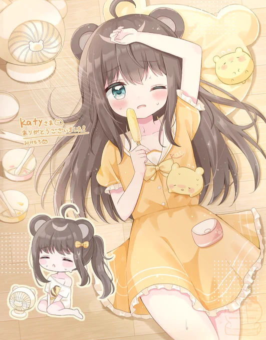 【1枚絵描きます!】 通常skebの募集を再開しました! 背景込みのかわいいイラストを制作いたします ぜひお気軽にご依頼ください (skebのリンクはリプ欄へ↓) #Skeb募集中 #有償依頼
