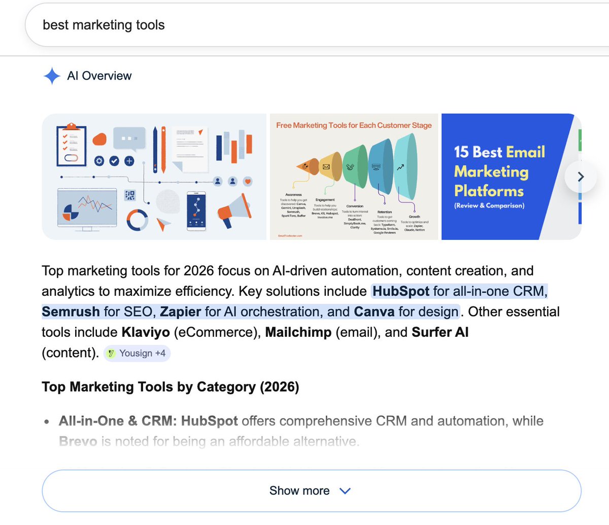 engain_io's tweet photo. Google organic clicks dropped 61% in the last year.
Your website can rank #1 and still get zero visitors.

Why? 

Google now shows a Gemini AI answer at the top of page.
Users read the AI answer. 
They never scroll down to your site.

But here's what still works.

Reddit threads get cited inside those AI answers.
And the brands mentioned inside those threads get discovered.
That's the channel most people are missing.

Turn Reddit into Your Biggest Acquisition Channel Today 👉 https://t.co/mXeVwyIgJs

#aimarketing #redditmarketing #seo