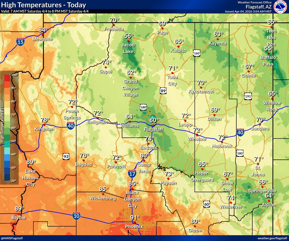 NWS Flagstaff tweet media
