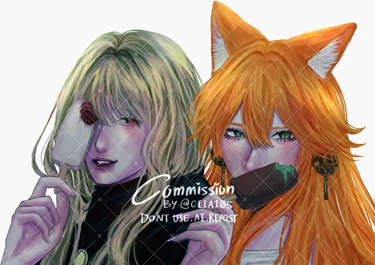 ciia105_'s tweet photo. Comms results that i did this year! 💓

#opencommission #artcommission #VGenOpen #VGenComm https://t.co/o4BTOiV2GR