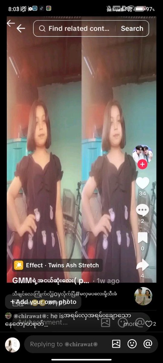LoErion1485's tweet photo. @yoonnadiphyo.yoon3
She had no respect when she openly disrespected Chimon Wachirawit and said whatever she wanted.
Deleting the video doesn’t fix it.
Where is her apology to Chimon Wachirawit and the Chichamon fandom?
Where is her accountability?
#ChimonWachirawit
#Chichamon https://t.co/3jJ8DToexm