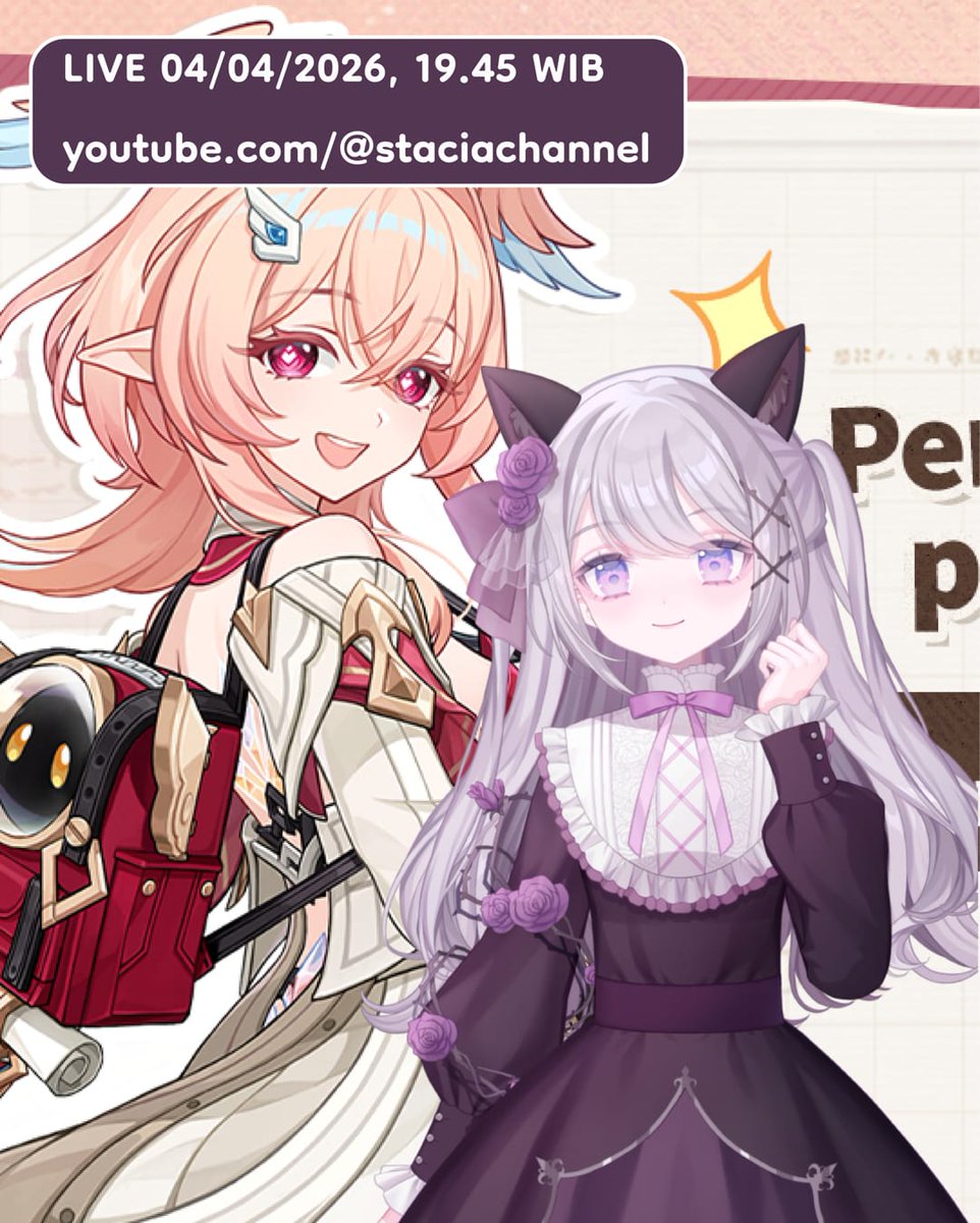 staciachannel's tweet photo. 【Genshin Impact】 Sehari Sebelum Pertandingan Bersama Konsultan Linnea 【Stacia Channel】
https://t.co/KSegW1XT2j
#genshinimpact #原神 #hoyocreators #StaciaChannel #StaciaChannelDiary #Linnea https://t.co/XwzIfZhVPK