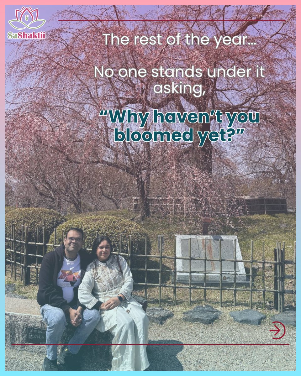 ArchanaKhemka99's tweet photo. Cherry blossom trees bloom for barely 10 days a year.
Nobody calls the tree incomplete while it waits.
But women trying to conceive often hear a different story.
If you're navigating infertility, IVF, TTC, miscarriage, you are not broken.
DM BLOOM🌸
#InfertilitySupport #TTC https://t.co/zarVDPQ0y7