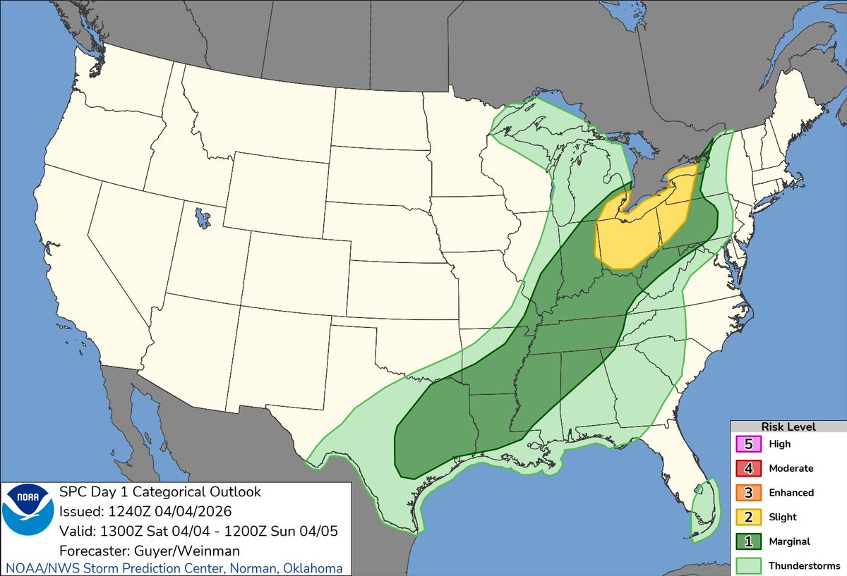 NWS Storm Prediction Center tweet media