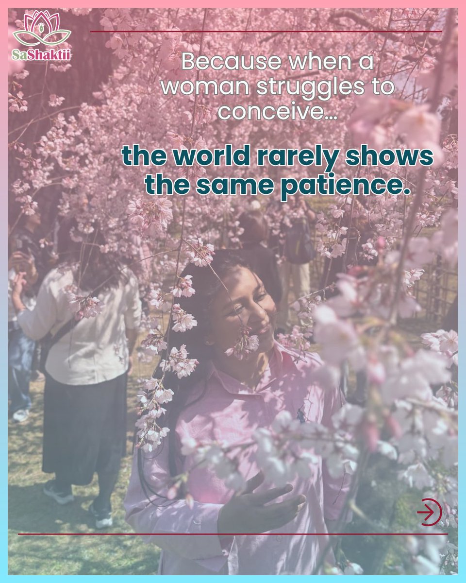 ArchanaKhemka99's tweet photo. Cherry blossom trees bloom for barely 10 days a year.
Nobody calls the tree incomplete while it waits.
But women trying to conceive often hear a different story.
If you're navigating infertility, IVF, TTC, miscarriage, you are not broken.
DM BLOOM🌸
#InfertilitySupport #TTC https://t.co/zarVDPQ0y7