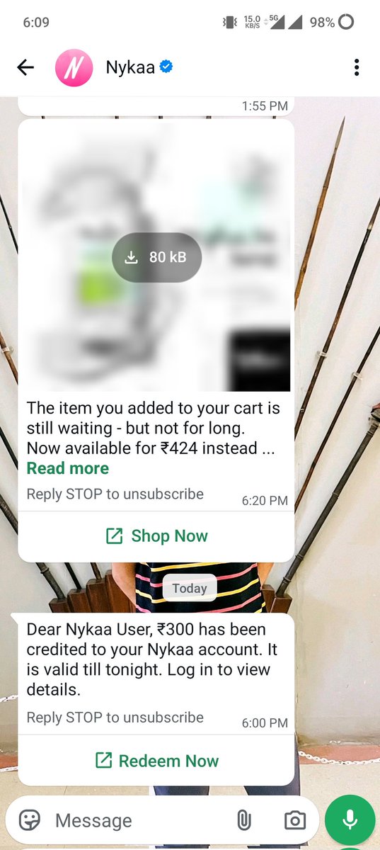 SameerJiyaan's tweet photo. @MyNykaa can't check 300rs in wallet or its just gimmick to attract costumers. https://t.co/77rSq8ew6W