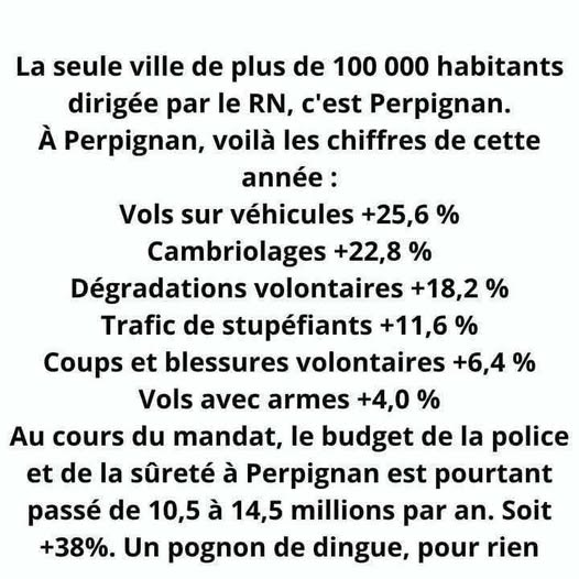 Les électeurs critiquent, rouspètent...et finissent par voter le RNFN ! 
Fin de la blague