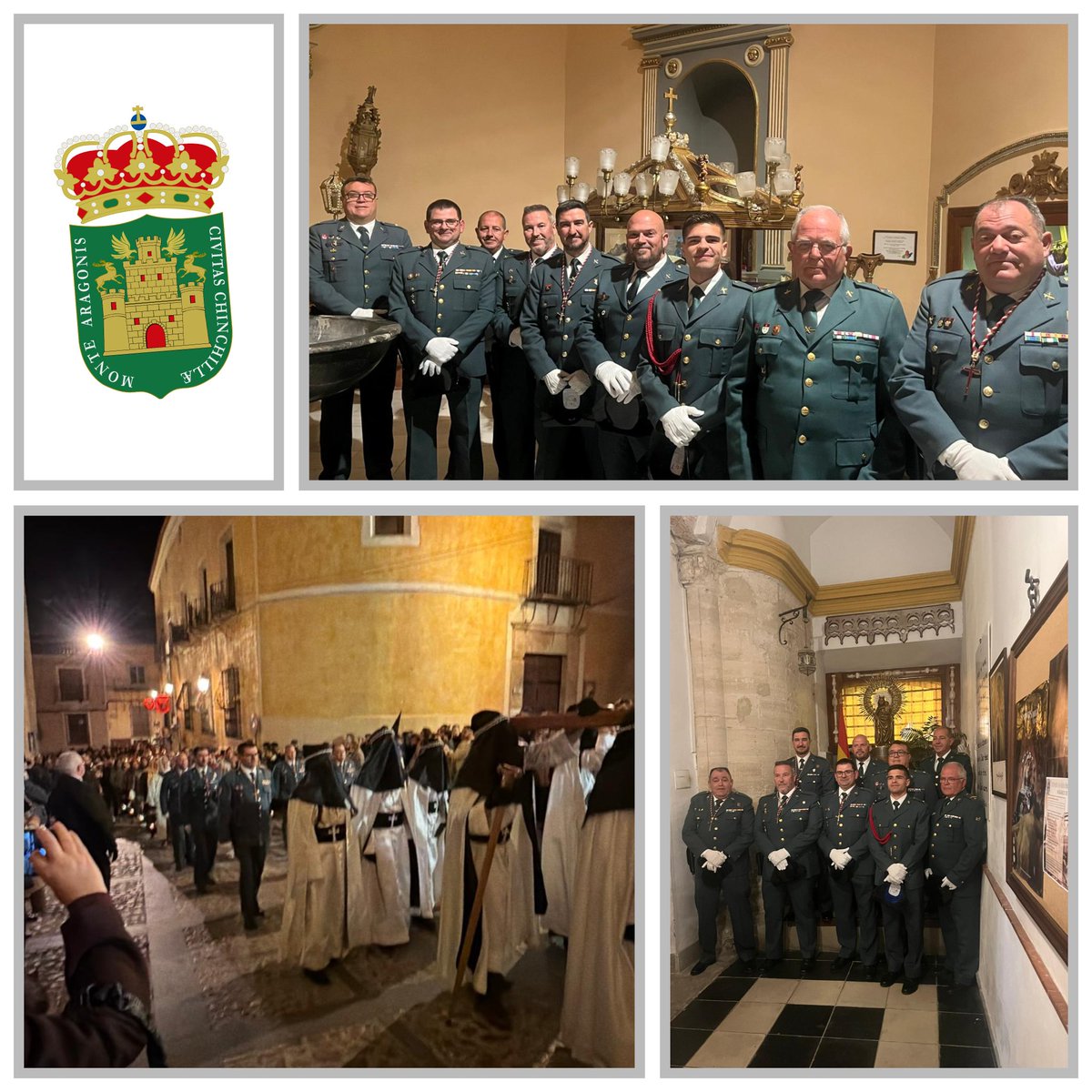 guardiacivil_ab's tweet image. #Viernessanto
📸 Os dejamos unas imágenes de los acompañamientos de la Guardia Civil en las procesiones del Santo Entierro de las localidades de Alatoz, Albacete, Carcelén y Chinchilla de Monte-Aragón.
🕯Respeto, silencio y tradición. #SantoEntierro 
#GuardiaCivil 
#SemanaSanta