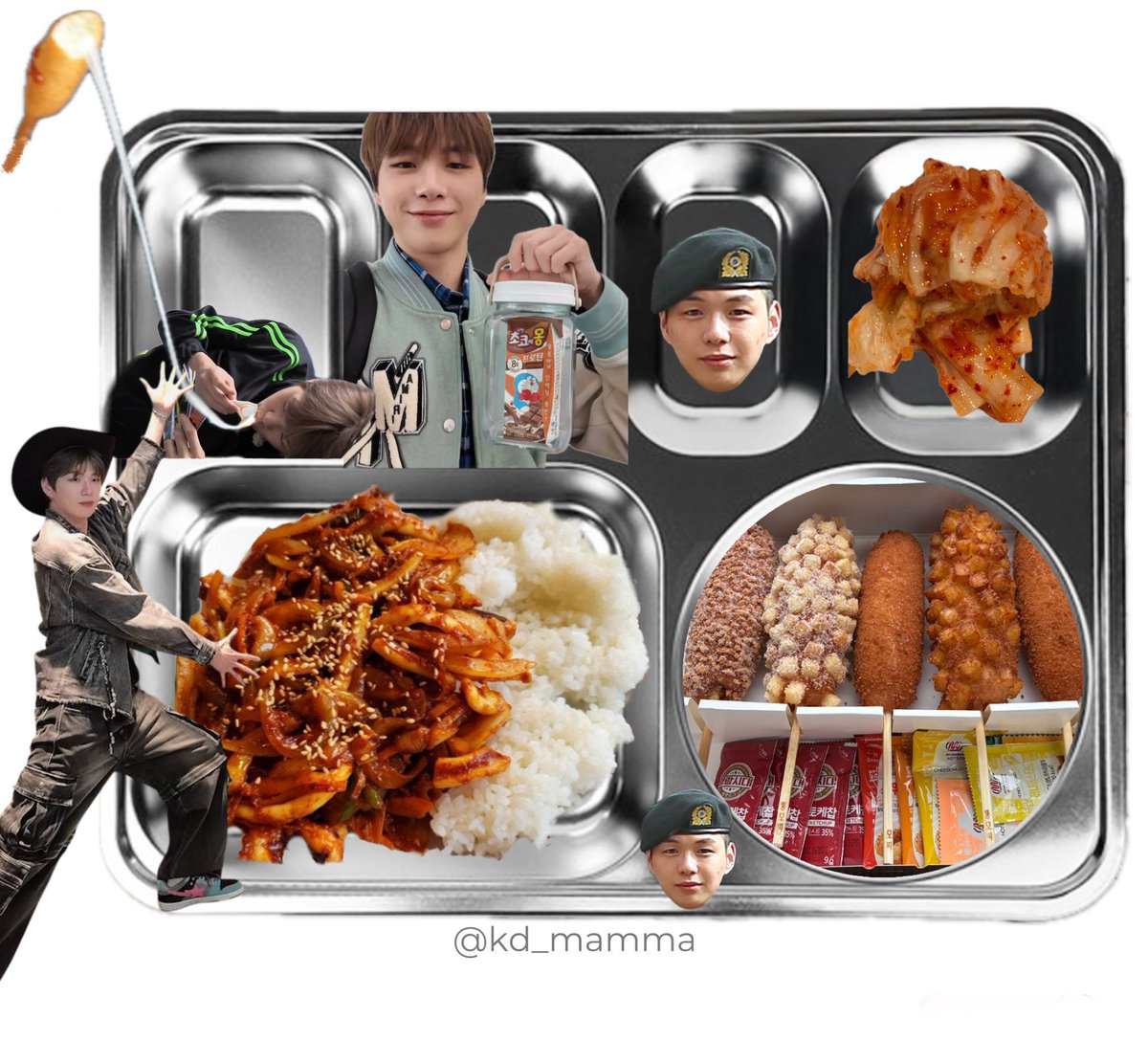 강다니엘 식판 tweet media