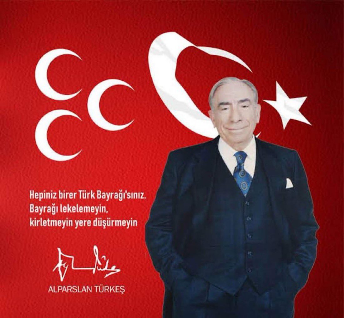 “Ülkücüler, insanlık âlemi içinde ne uşak olmayı, ne de başkalarını uşak olarak kullanmayı kabul etmeyen şerefli bir bayrağın taşıyıcısıdır.” 

#BaşbuğAlparslanTÜRKEŞ

Milliyetçi-Ülkücü Hareketin Banisi,
MHP Kurucu Genel Başkanımız, Başbuğumuz Alparslan TÜRKEŞ’i ebedi aleme