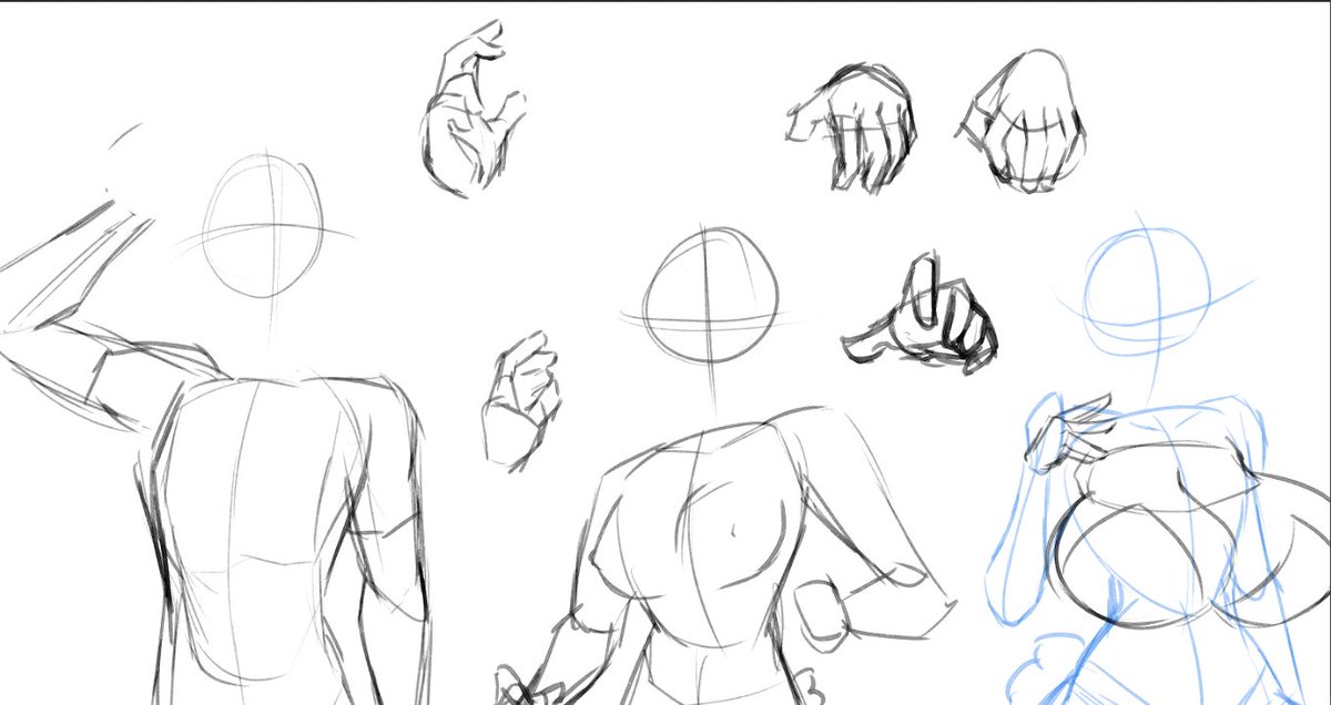 tryin to be better with hands so doin the old thing where I stare at my ...