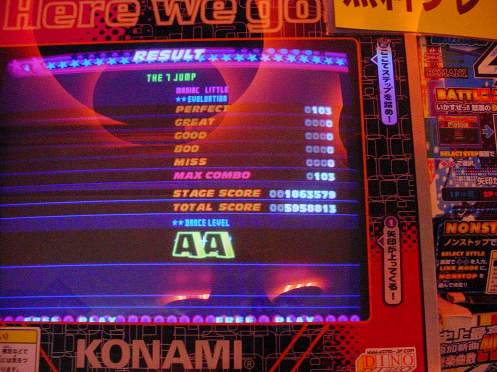 ああここか、2001年でDDRMAX出たくらいの頃に
古泉「…旧作ですがダンレボが無料のゲーセンを見つけました」
キョン「何ィ！？」
みたいになって行ったDINO