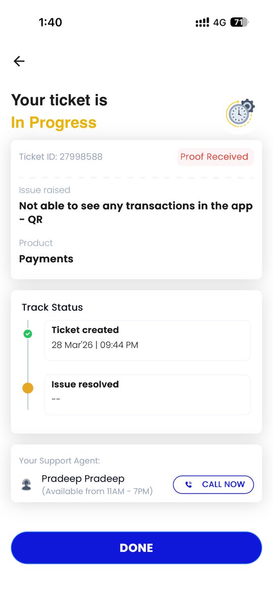 cvikrant560's tweet photo. Dont use @bharatpeindia , inka barcode ise karna band dena chahie koi support nahi h inki taraf se, 26 march ko 1100 ka payment ek customer ne kara tha mere account mai nahi aya ab tak. Screenshot share kar rha hu, pehle b asa ho chuka hai but har customer se SS nahi le sakte. https://t.co/xPNs0NgRjO