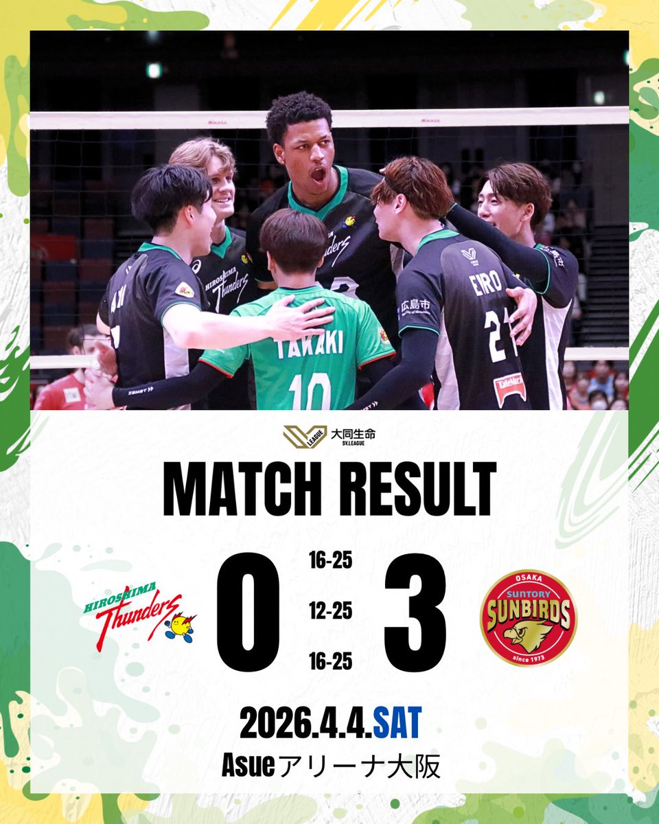 広島サンダーズ tweet media