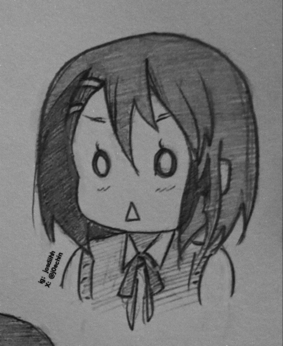 josdiihh's tweet photo. Hirasawa yui in my style ✍️ 
#yui #k_on #hirasawayui #drawing #fanart https://t.co/FOeHrbjQnh