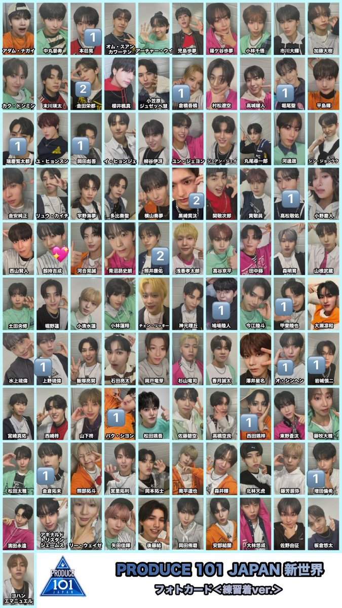 PRODUCE 101 JAPAN 新世界 日プ ポップアップ 買取 交換 制服 練習着
