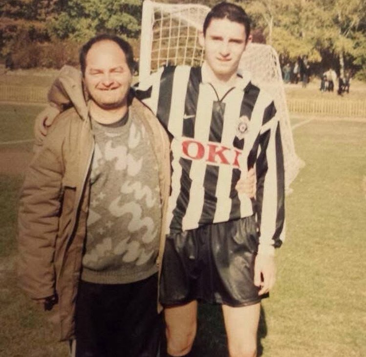 PartizanRetro's tweet photo. Miša i Andrija! 

Šest godina od Mišinog odlaska... https://t.co/baCEcPhRij