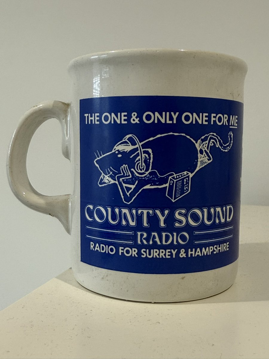 RadioMugs's tweet photo. Happy 43rd birthday #CountySound #showusyourmugs - hear the launch @airchecks https://t.co/2s2VlWNGiF
