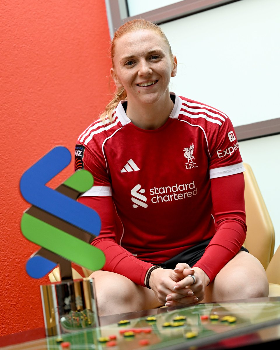 LiverpoolFCW's tweet photo. Another one 🏆

@Ceriholland_11 makes it back-to-back @StanChart Player of the Month awards 🙌 https://t.co/ix5tOC3PKN