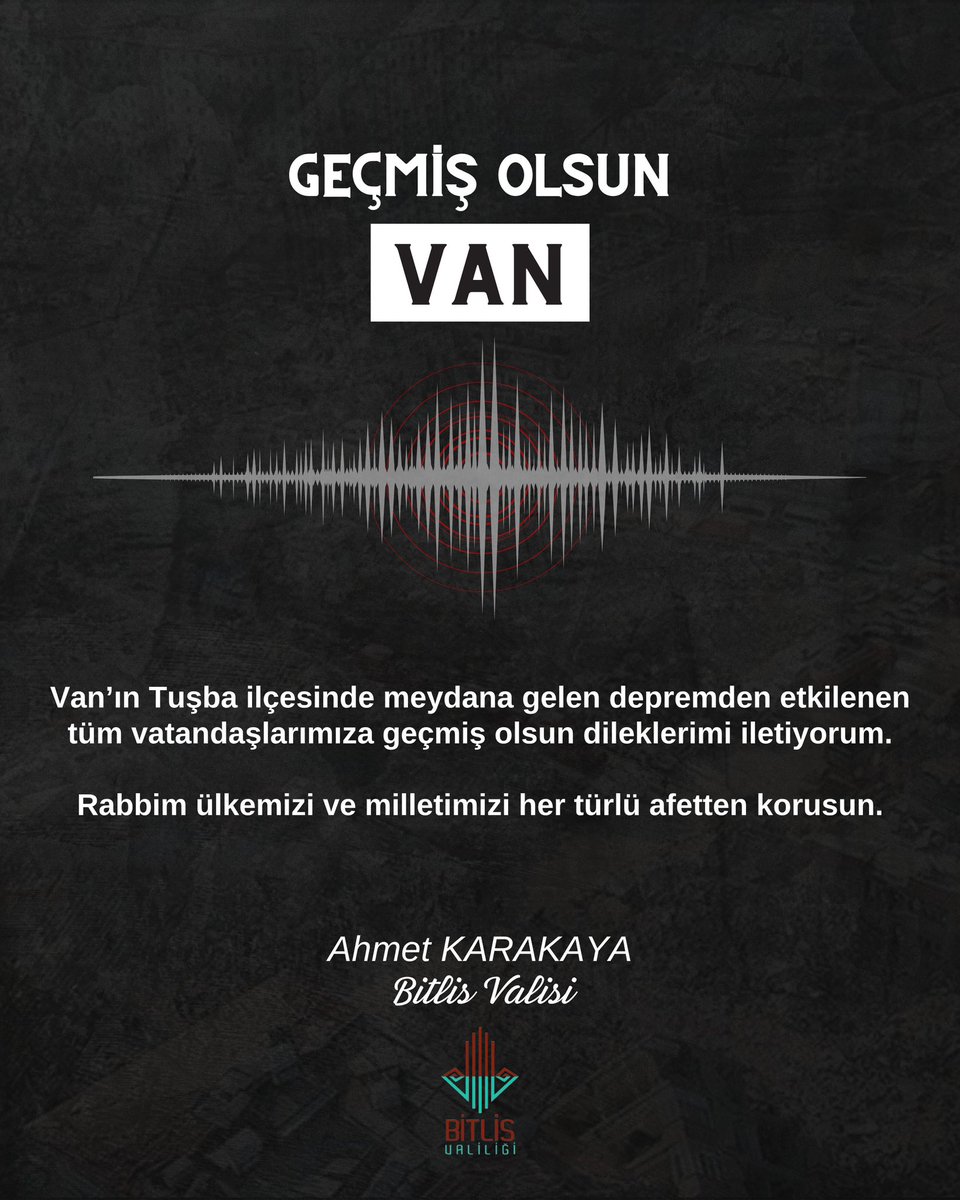Bitlis Valiliği tweet media