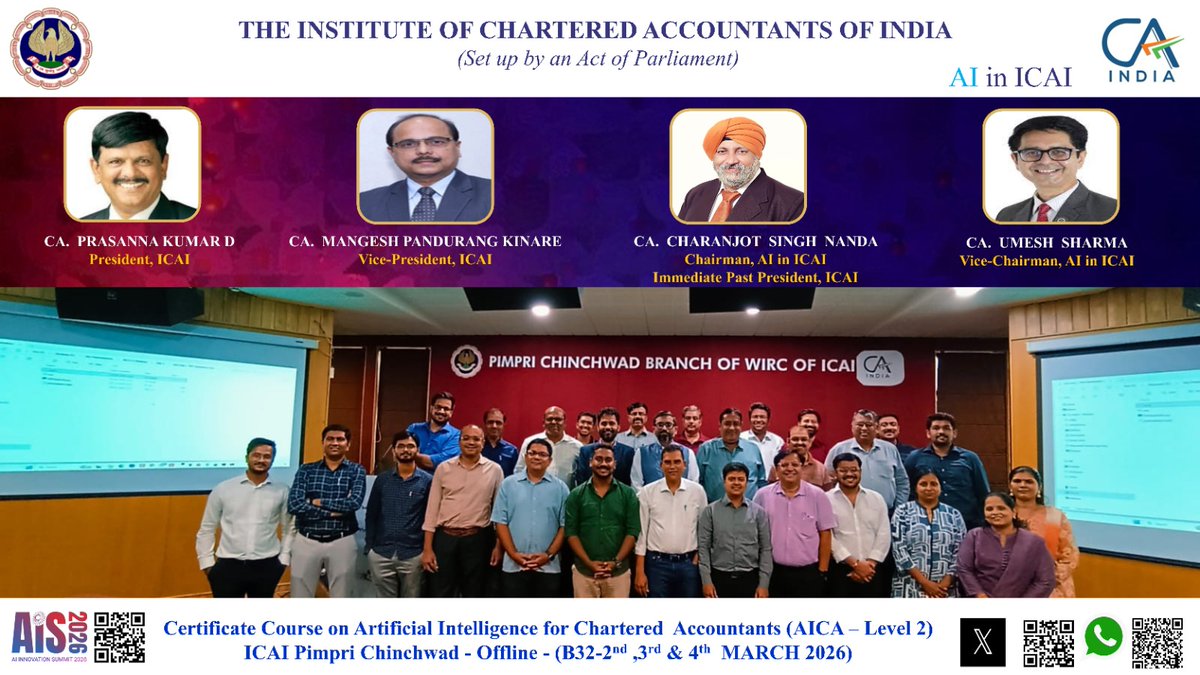 AI in ICAI tweet media