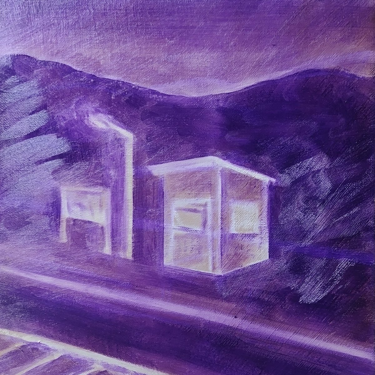 描き起こし

今回使った紫が透明色だったからか、描き心地がとっても滑る感じでした