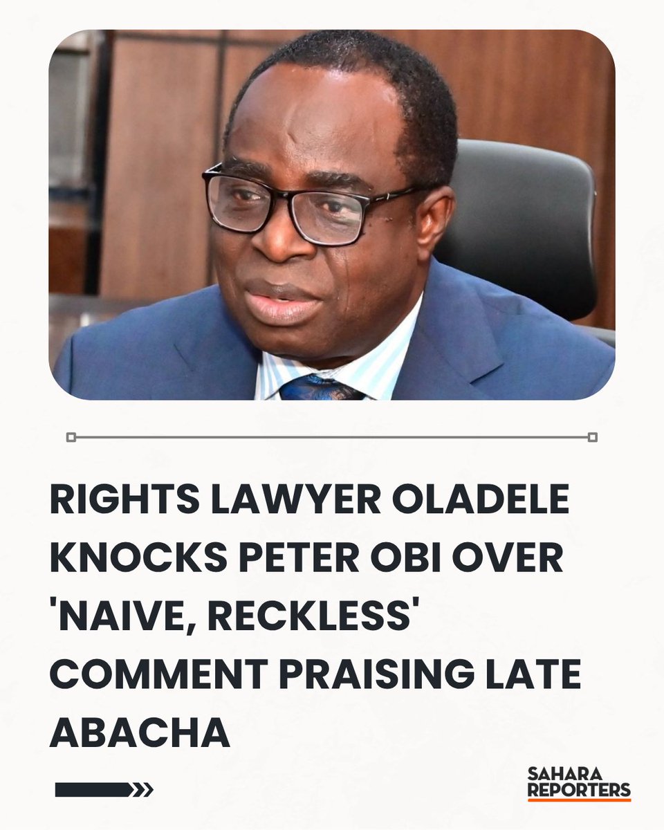 Sahara Reporters tweet media