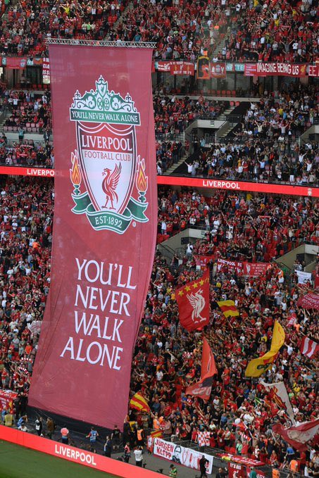 The best Club in the world plays football today!!!❤️