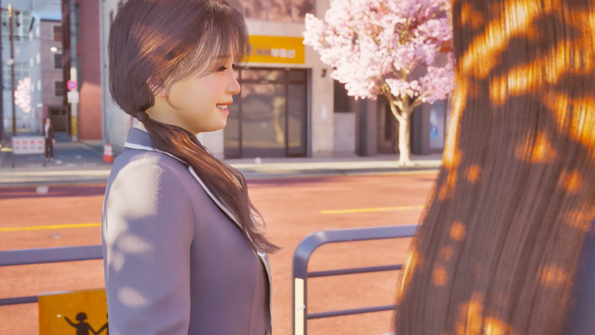 nanonandana's tweet image. 桜の道  #inZOI