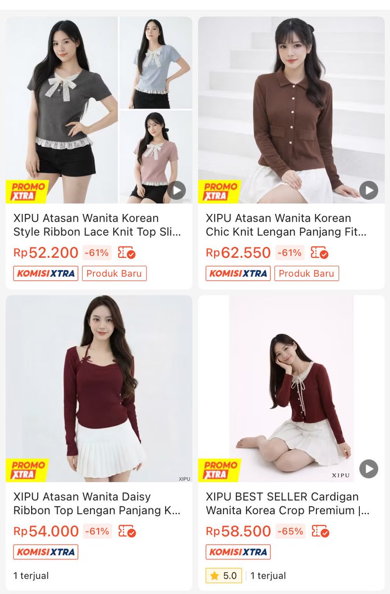 binnssi2's tweet photo. INI TOKO WAJIB MASUK LIST 😭💗

hidden gem outfit coquette, modelnya lucu semua kayak di pinterest
harganya mulai dari 30k-an ajaa… inimah auto kalap gak sihh🛒✨ https://t.co/ayCTzKNcy8