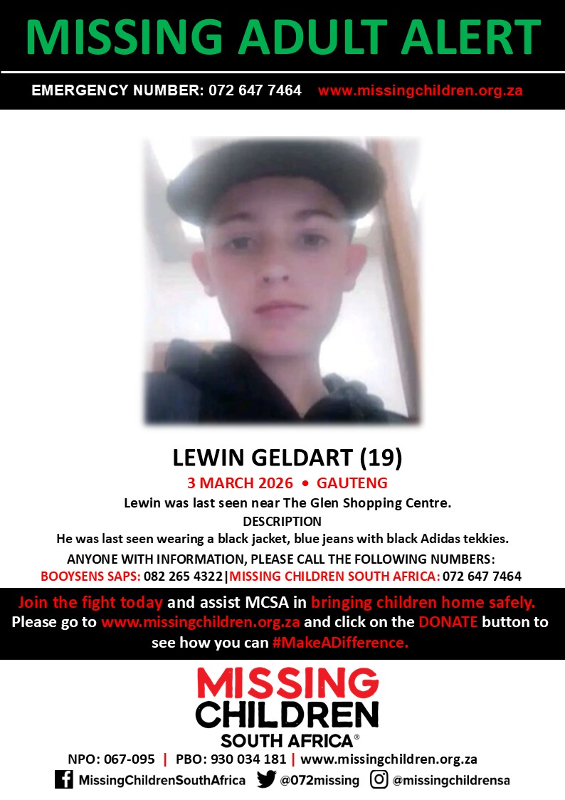 Missing Children SA tweet media