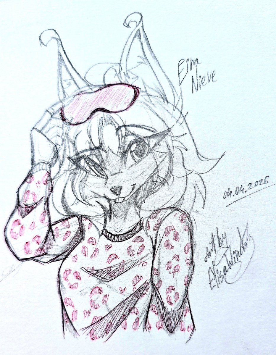 ElisaWind20's tweet photo. And one more small sketch~
Okay, it's more uneven. It's unusual to draw after vision correction 😅 https://t.co/wsC9sROl8t