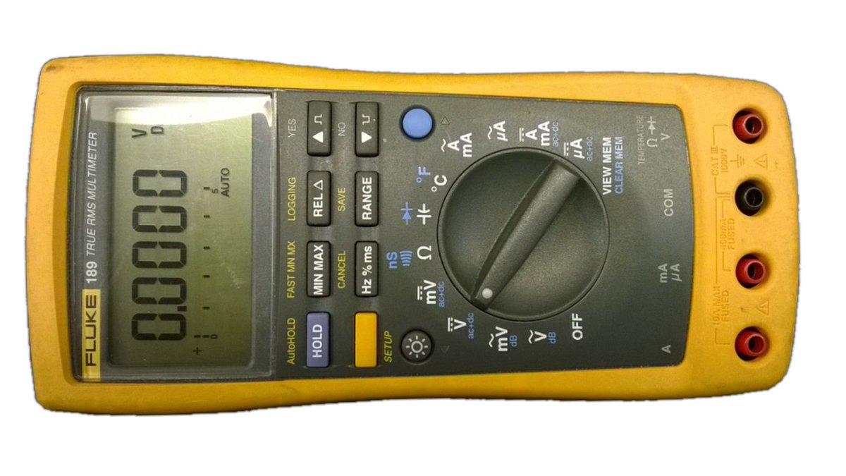 multimeterparts's tweet photo. Fluke 189 True RMS Multimeter — Reference Thread 🛠️

Test equipment worth fixing (and worth having).

All Quick Specs, cleaning/repair tips, parts recommendations, and updates for this model will live here.

Start with the Quick Specs 👇

Which repair or feature should we cover next for this meter? Reply below 👇

#Multimeter #TestEquipment #Fluke189