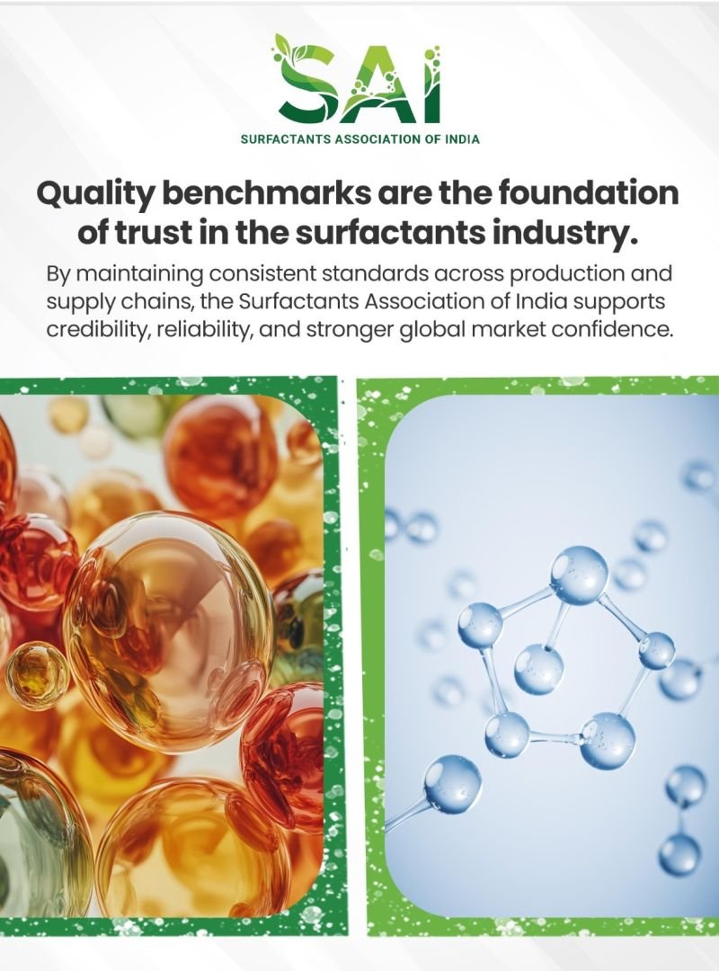 sai__india's tweet photo. At the Surfactants Association of India, consistent standards across production and supply chains play a critical role in building credibility, ensuring reliability, and strengthening global market confidence. https://t.co/KNSIidQnGD