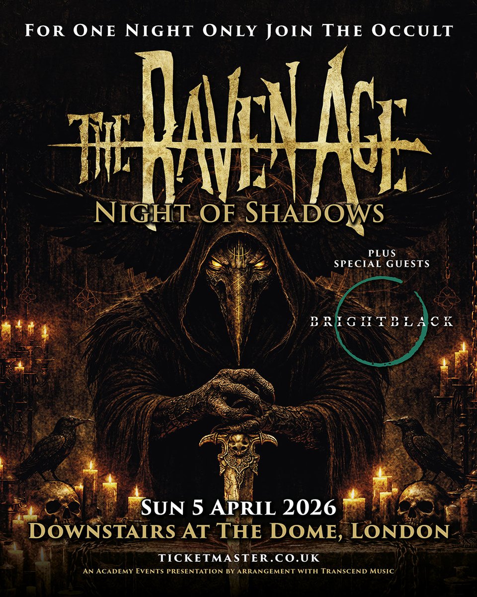 theravenage's tweet photo. TOMORROW. OUR ONLY UK SHOW OF THE YEAR.

https://t.co/HIyHdjU5uA 

#theravenage #nightofshadows https://t.co/7w0Gmdc13U
