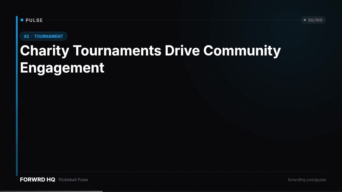 goforwrd's tweet photo. pickleball tournaments raising $ for domestic violence, kids' causes, wish programs — this sport's becoming way more than just a game. the community showing ...

https://t.co/5cIlte3vG1

#Pickleball https://t.co/j9x5rSje9W