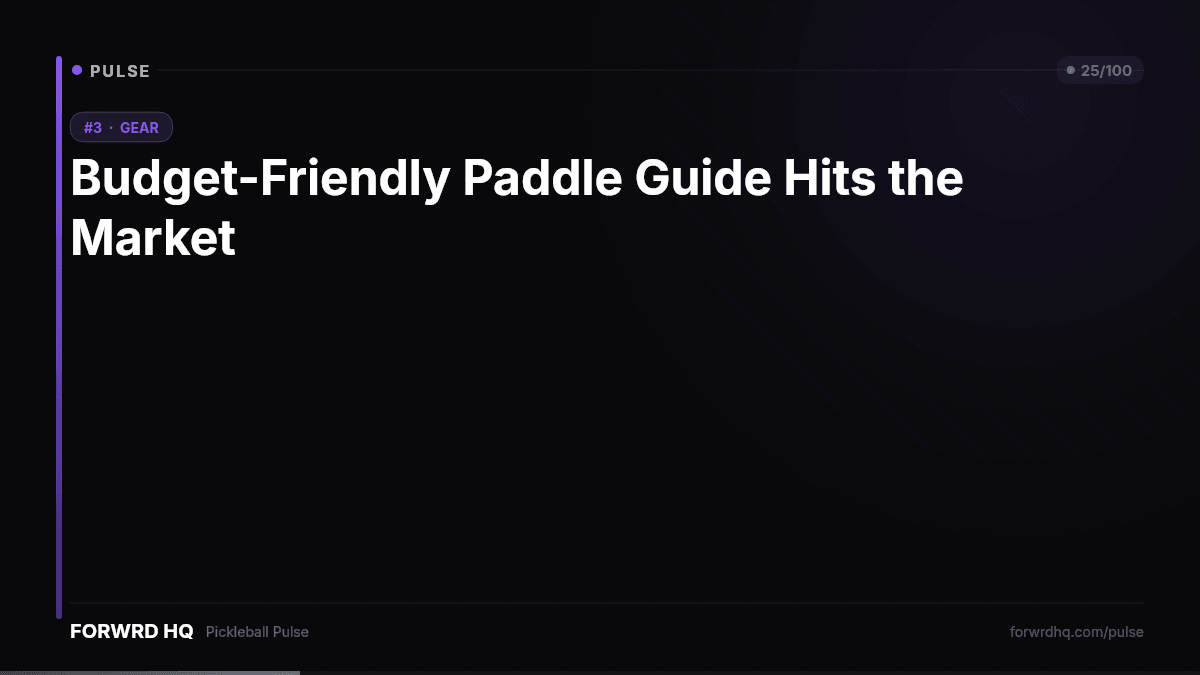 goforwrd's tweet photo. finally someone calling out the paddle price gouging. $150 ceiling for solid performance? that's what we've been saying. you don't need to drop $300 to com...

https://t.co/6sUpiV2ocr

#PickleballGear https://t.co/lvspmoFowh