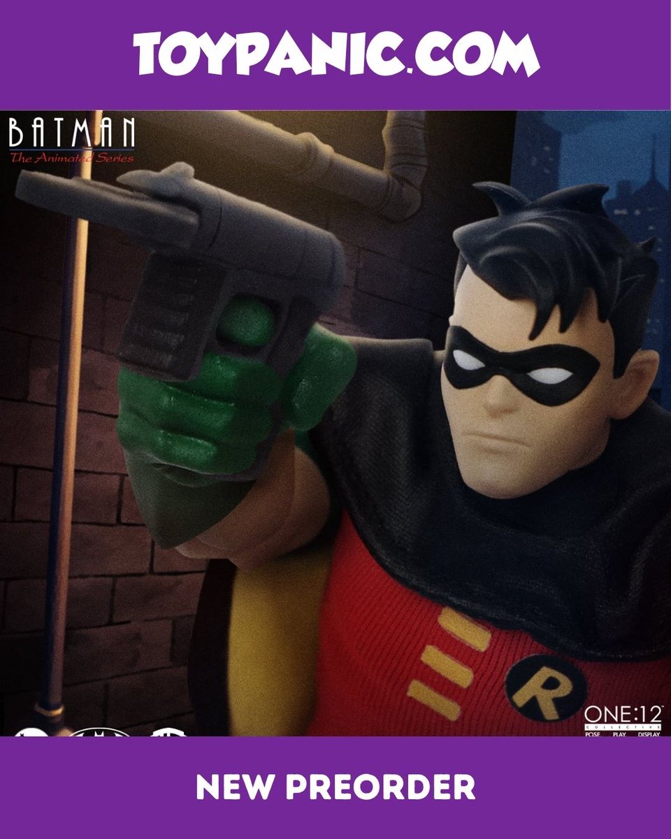 ToypanicMsia's tweet image. Sidekick? More like legend in the making 🦇🔥

Robin from Batman: The Animated Series—stylized perfection in One:12 Collective form by Mezco.

#ToyPanic #Robin #BatmanAnimatedSeries #Mezco #One12Collective #DCComics #ActionFigures #Collectibles #FigureCollector #ToyPhotography