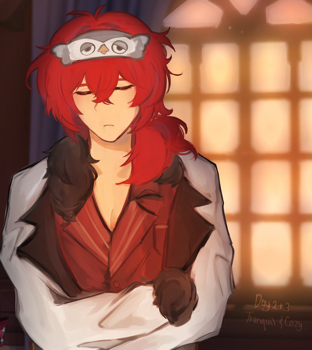 dawnvindr's tweet image. #aprilluc2026 
Day 2, 3 — Tranquil and Cozy
I definitely didnt go to the Dawn Winery ingame to take a screenshot of this background…