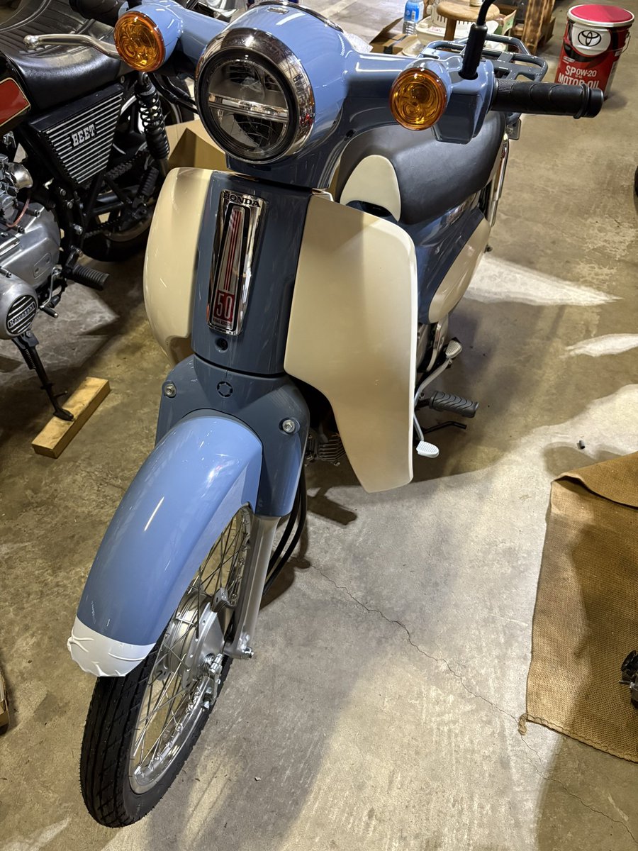 haji1427's tweet photo. #バイク売ります 
スーパーカブファイナルエディション
走行距離51km https://t.co/ss4UGPkWbm