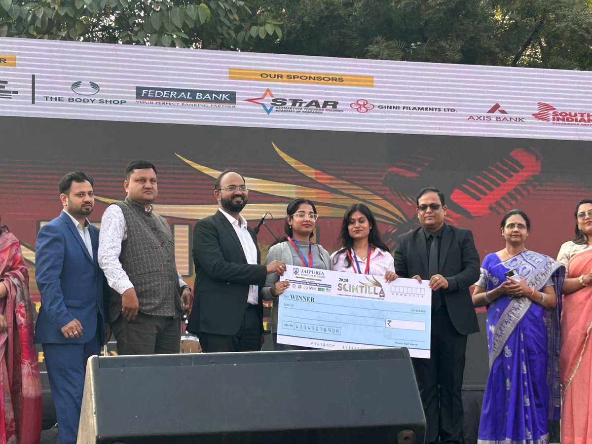 ITSEduGroup's tweet photo. Students of @ITSMohanNagar participated in mega annual inter-institute cultural festival organized by different institutes of Delhi-NCR. They all demonstrated exceptional talent in various Competitions and secured positions with cash prize, competing against participants. https://t.co/f4aMtO0Ru5