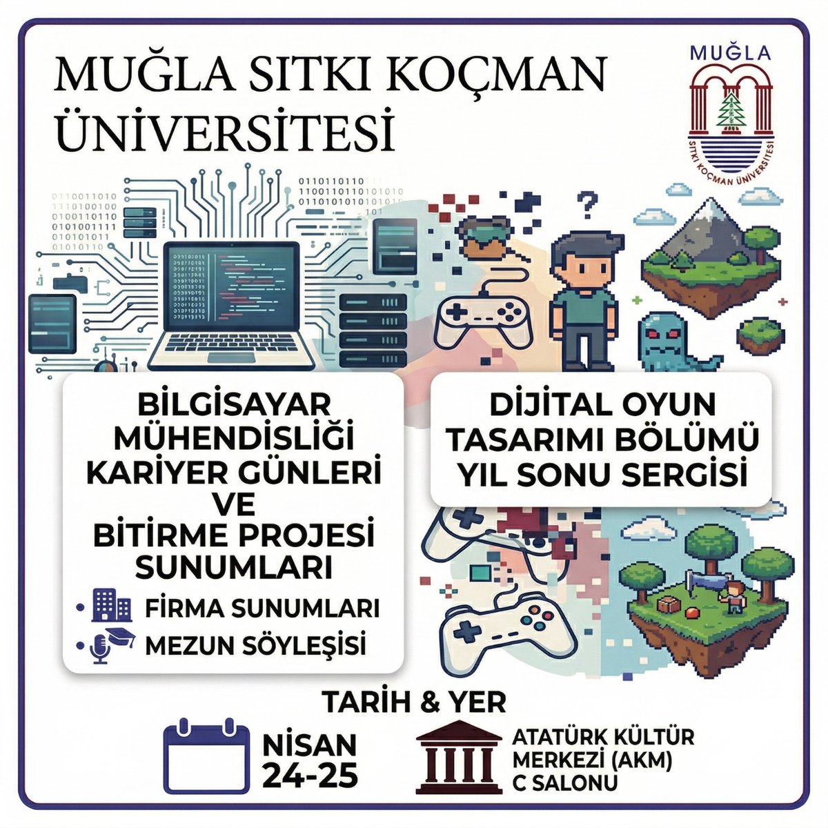 MSKÜ Bilgisayar Mühendisliği Bölümü tweet media