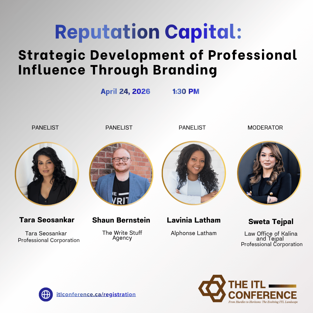 itlnca's tweet photo. Reputations are hard to build but easy to destroy. Learn about responsible branding and building influence from experts, Tara Seosankar, Shaun Bernstein, Lavinia Latham, moderated by Sweta Tejpal. 

Register your spot today! https://t.co/DnkRD5FTN1 https://t.co/7dW6z5tesu