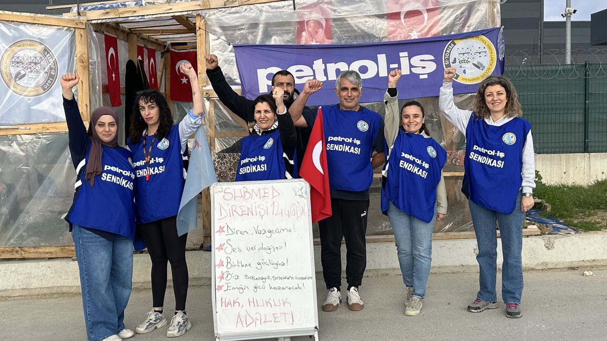 trakyaiscisesi's tweet photo. Submed direnişi 144 günü geride bıraktı ve işçilerin iradesi ilk günkü gibi çelikten!
Şimdi görev, bu onurlu kavgayı hep birlikte büyütmektir. https://t.co/DyCRNzX3Nz